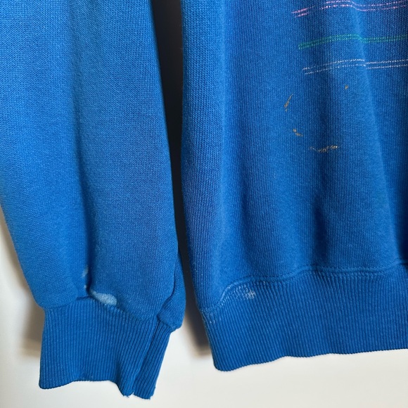Hanes Blue California Raisins Crewneck Sweatshirt - Picture 5 of 8